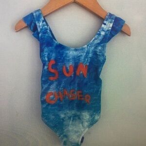 Sun Chaser Kids Swim One Piece - Blue